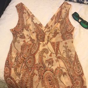 Michael Kors sleeveless blouse size M